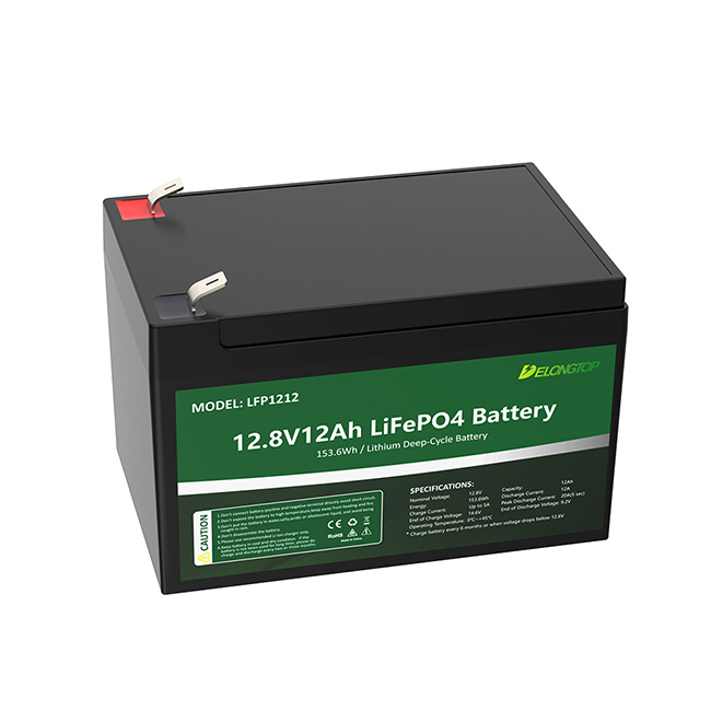 12v 12ah Rechargeable Lifepo4 Lithium Iron Phosphate Battery For Fish Finder