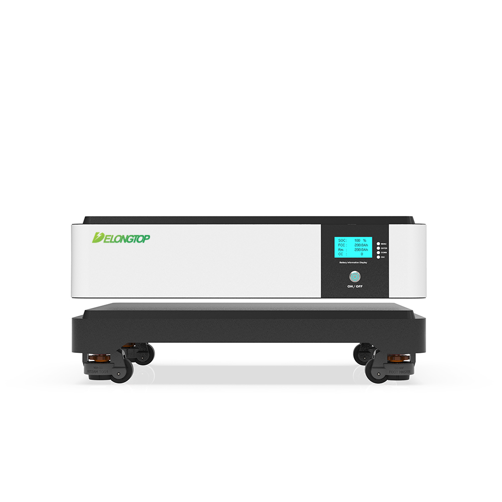 10 kWh (51,2 V, 200 Ah) bewegliche Stapelbatterie für den Haushaltsgebrauch